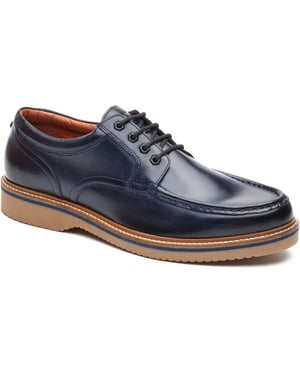 Base London Langdon Leder Herren Marineblau Bootschuhe