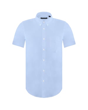 Ben Sherman Oxford Herrenbluse Blau