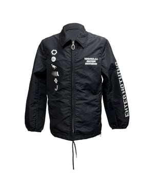 Lanvin Bomberjacke mit Print aus schwarzem Nylon