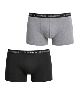 Packung mit 2 Herren Elastischen Baumwollboxershorts AA596