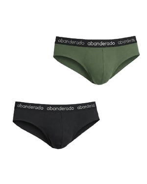 2er-Pack Männer Elasthan Baumwoll Slip AA595
