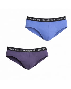 2er-Pack Herren elastische Baumwollslips AA595