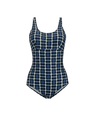 Regatta - "Orla Kiely" Badeanzug für Damen (Marine)