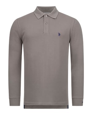 U.S. POLO ASSN. Herren Longsleeve Poloshirt aus Baumwoll-Elasthan