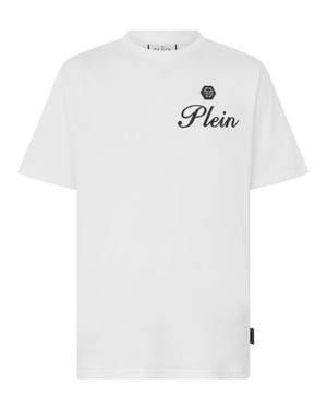 Round Neck T-Shirt Embossed Signature