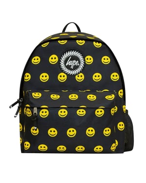 Hype Smile Ikonischer Schwarz/Gelber Rucksack