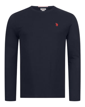 U.S. POLO ASSN. Herren Longsleeve Basic Shirt aus 100 % Baumwolle