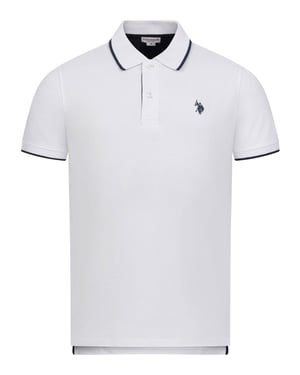 U.S. POLO ASSN. Herren Classic Fit Poloshirt kurzarm aus Baumwoll-Elasthan