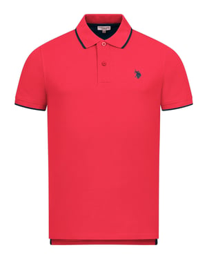 U.S. POLO ASSN. Herren Classic Fit Poloshirt kurzarm aus Baumwoll-Elasthan