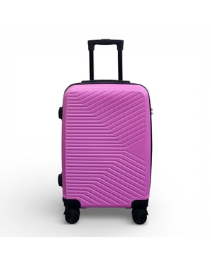 Rosa Hardshell-Kabine 48 x 37 x 20 cm Sicherer Gepäckkoffer