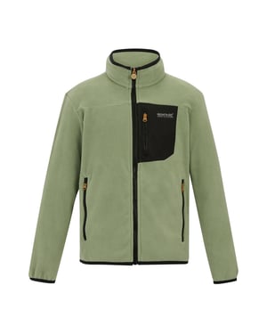Regatta - "Frankie" Fleecejacke für Kinder, Durchgehender Reißverschluss (Salbeigrün)