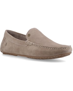 Hush Puppies Ralph Wildleder Leder Herren Taupe Slipper