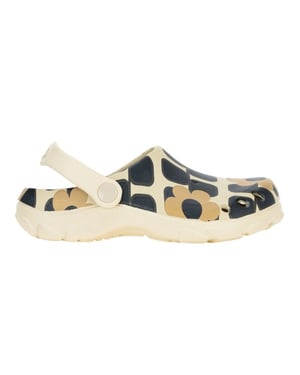 Regatta - "Orla Kiely" Riesige Blume Clogs für Kinder (Schwarz/Weiß)