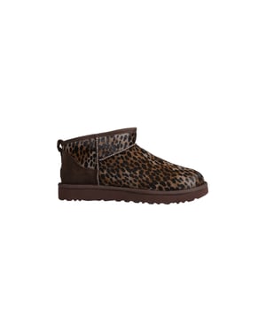 Klassische Ultra Mini Leopardenstiefel