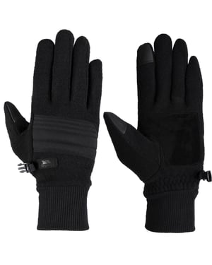 Trespass - Herren Skihandschuhe "Douglas", Leder (Schwarz)
