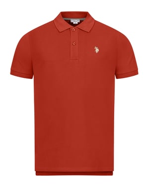 U.S. Polo Assn. Herren Basic Poloshirt kurzarm mit Stretchkomfort