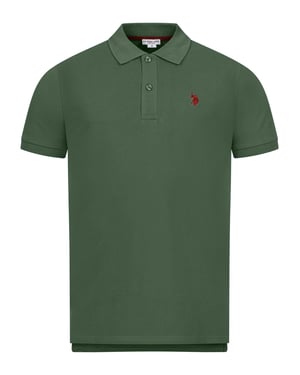 U.S. Polo Assn. Herren Basic Poloshirt kurzarm mit Stretchkomfort