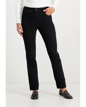 Kora Denim Klassiker Gerade Jeans | Schwarz-Schwarz