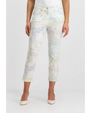 Sarah Slim Cropped Jeans | Aqua