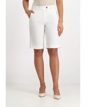 Verena Bermuda-Shorts | Optisches Weiß