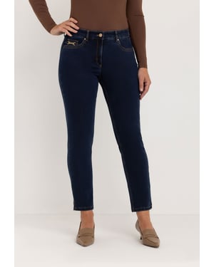 ZRS Sarah Bootcut-Hose, Slim Fit - Blau