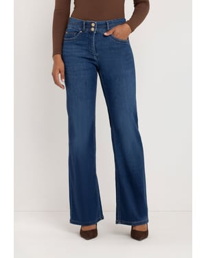 Sarah Bootcut-Jeans | Authentisches Blau