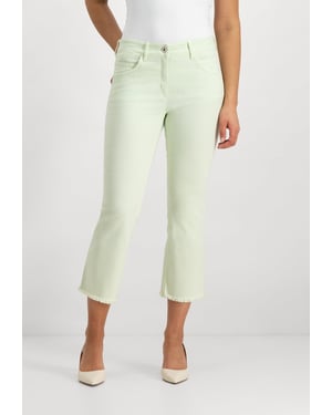 Twigie Shape-On Cropped Bootcut Jeans | Pistazie