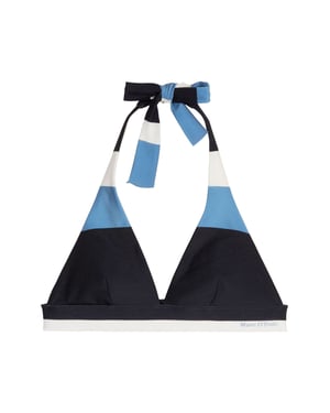 Marc O'Polo Damen Triangel-Bikini-Top Summer StripesTriangle Top, Dreiecks‑Bikini‑Top, Triangel Bikini