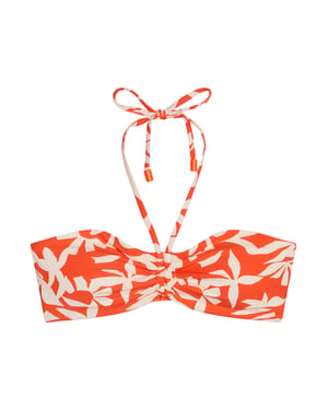 Marc O'Polo Damen Triangel-Bikini-Top Firecracker FloralTriangle Top, Dreiecks‑Bikini‑Top, Triangel Bikini