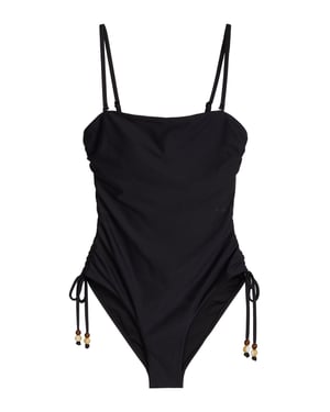 Marc O'Polo Damen Badeanzug Abstract FloralSchwimmanzug, Einteiler, Bademode