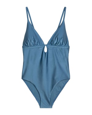 Marc O'Polo Damen Badeanzug ShinySchwimmanzug, Einteiler, Bademode