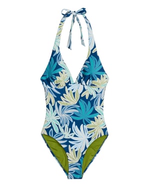 Marc O'Polo Damen Badeanzug Bohemian LeafSchwimmanzug, Einteiler, Bademode