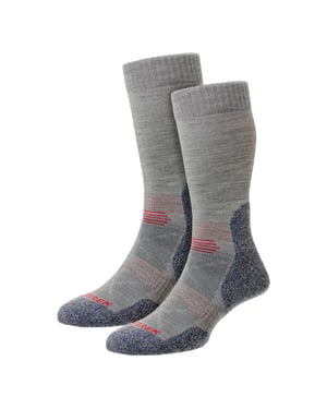 Herren Trekking-Wollsocken mit Polsterung und Fußbett Unterstützung