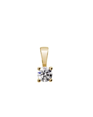 Lyomi Anhänger 585/- Gelbgold 1 synth. Diam. 0,25 ct.