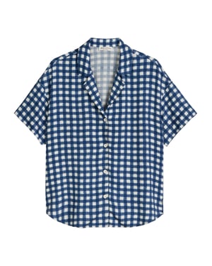 Marc O'Polo Damen Pyjamaoberteil Mix N MatchSchlafshirt, Pyjama Shirt, Nachtshirt