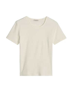 Marc O'Polo Damen Pyjamaoberteil Mix N MatchSchlafshirt, Pyjama Shirt, Nachtshirt