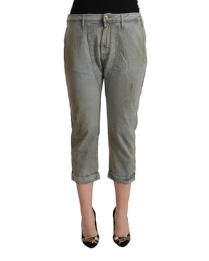 Capri-Hosen mit entspanntem Schnitt