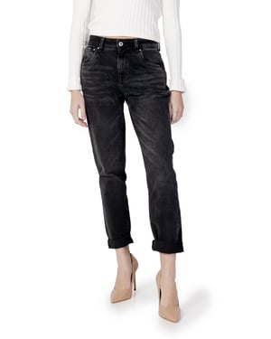 Boyfriend Jeans mit umgeschlagenem Saum