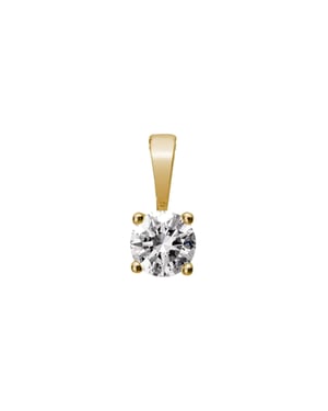 Lyomi Anhänger 585/- Gelbgold 1 synth. Diam. 0,50 ct.
