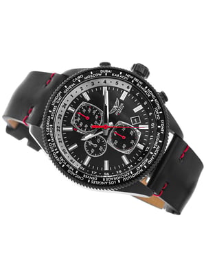 Aviator Uhr F-Serie Schwarzer Adler AVAW9485 Schwarz