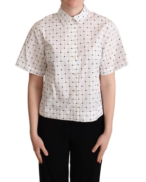 Dolce Gabbana Kurzarmhemd mit Karomuster