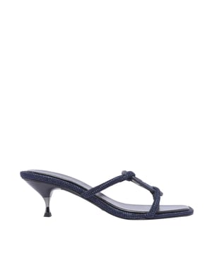 Pave Geo Bombe Miller Niedriger Absatz Sandalen