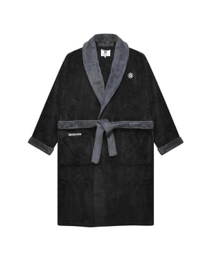 Lambretta - "Luxury AW25" Morgenmantel für Herren (Schwarz/Eisen)