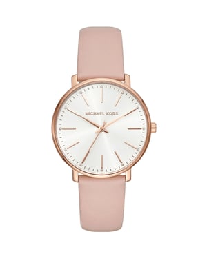Michael Kors MK2741 Pyper 38 mm Roségold Weißes Zifferblatt Damenuhr