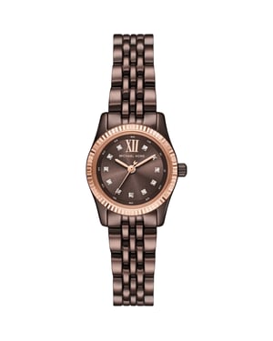 Michael Kors MK4844 Lexington Damenuhr mit braunem Zifferblatt