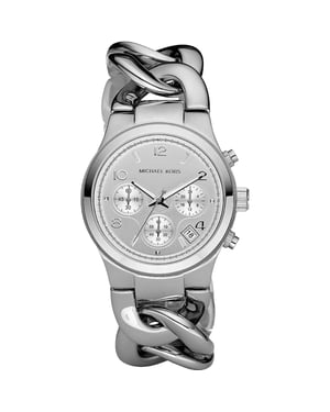 Michael Kors Runway Twist MK3149 Damen Edelstahl Chronographuhr 38 mm
