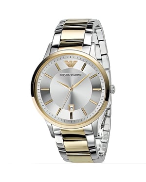 Emporio Armani AR2449 Herren Zweifarbiges Sportuhr