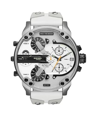 Diesel Mr. Daddy 2.0 DZ7421 Chronograph Herren Silber Edelstahl Uhr
