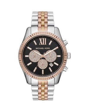 Michael Kors MK8714 Dreifarbige Herren-Chronographenuhr - stilvoll und langlebig