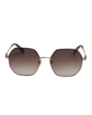Damen Sechseckige Metall-Sonnenbrille LO140SL